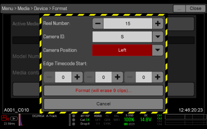 Master Settings Master Settings
