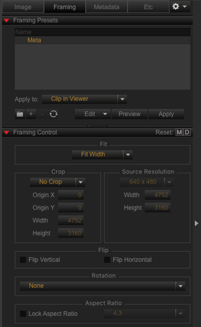 Framing Tab