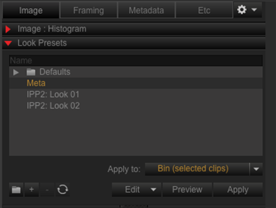Look Presets