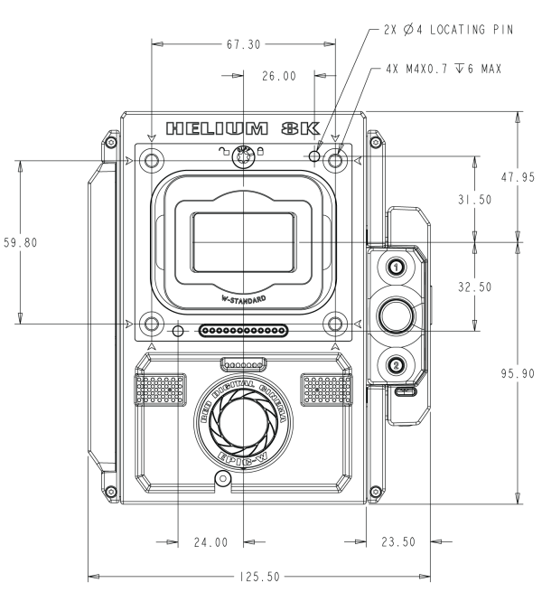 EPIC-W 8K S35 Front View