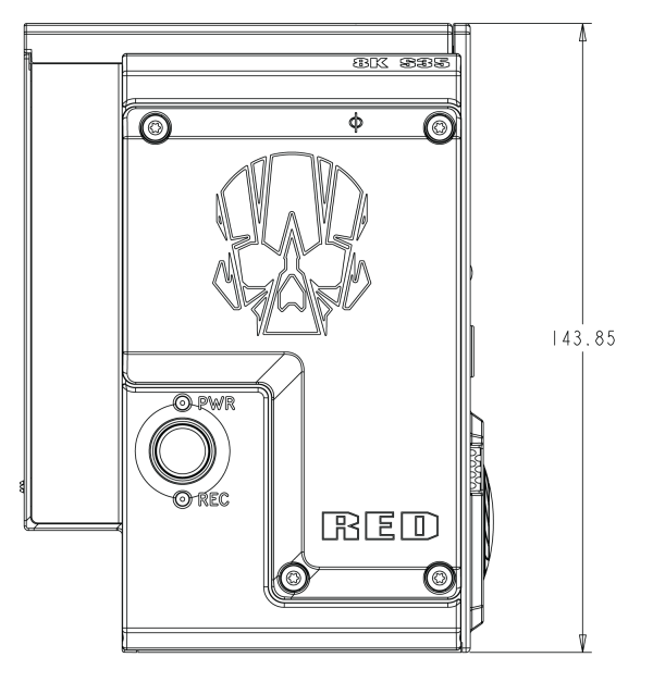EPIC-W 8K S35 Side View (Left)