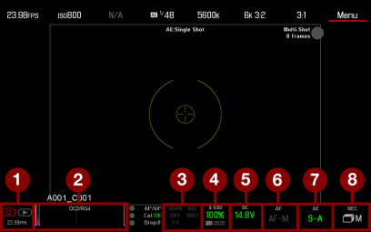 在 Stills Mode（静态模式）中轻扫