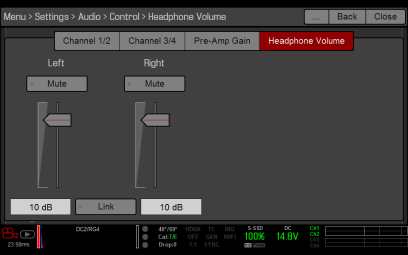 Headphone Volume Headphone Volume