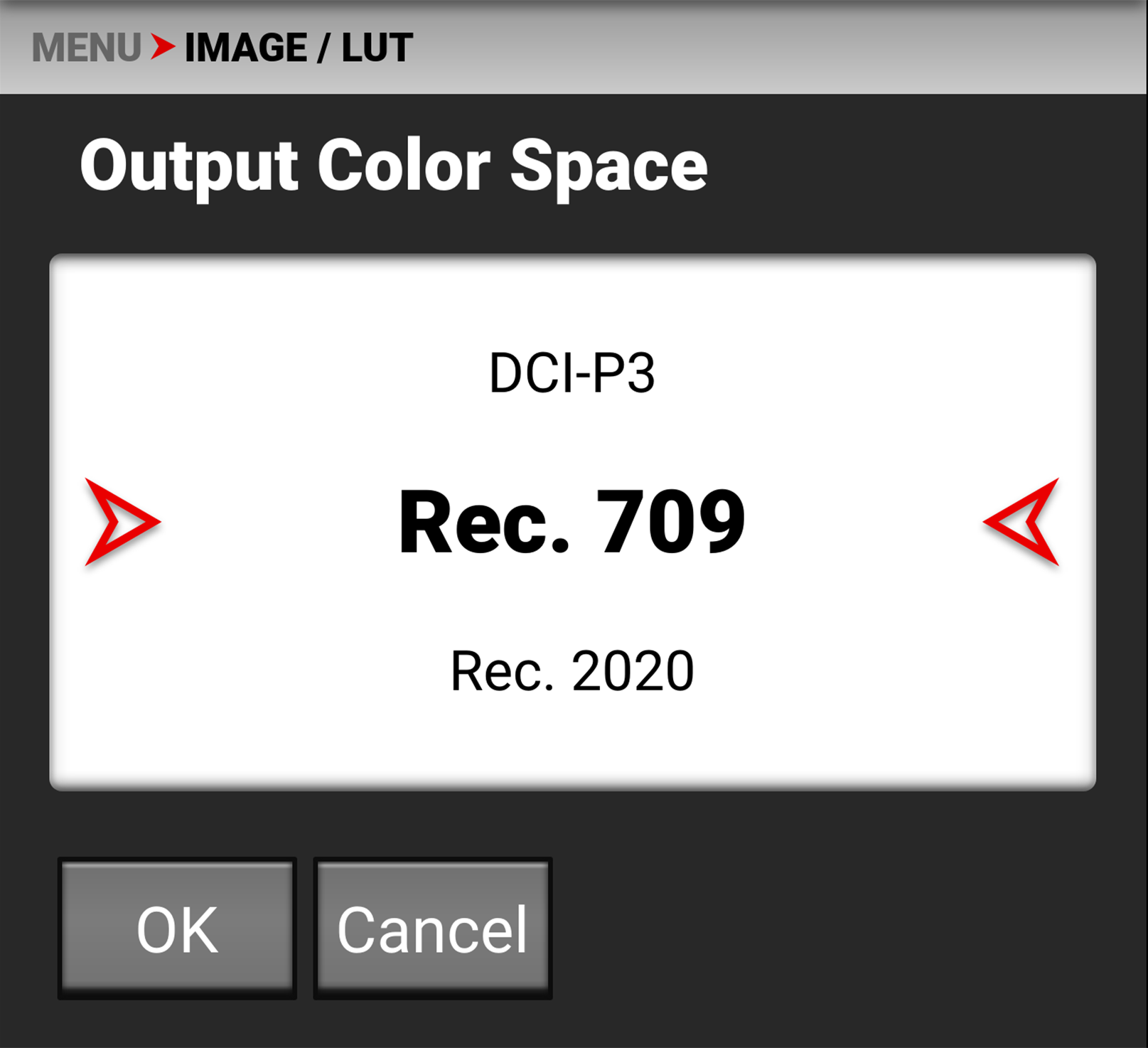 Output Color Space