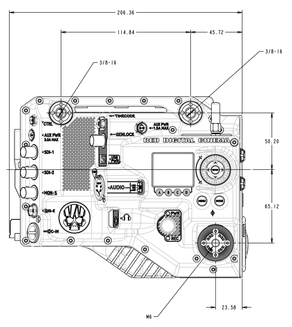 Camera Side View (Left)