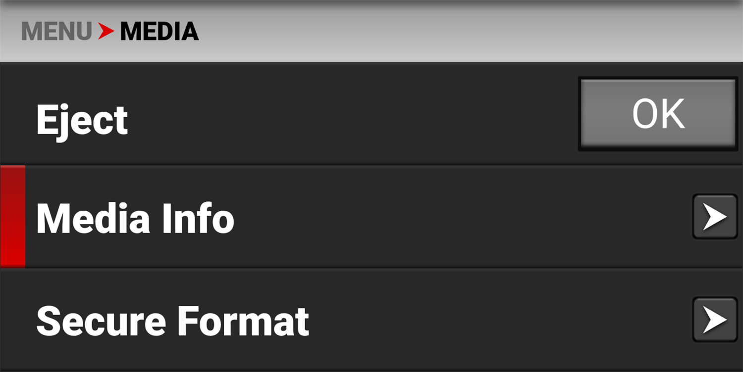 ISO Menu in Legacy Mode (left) and IPP2 Mode (right)