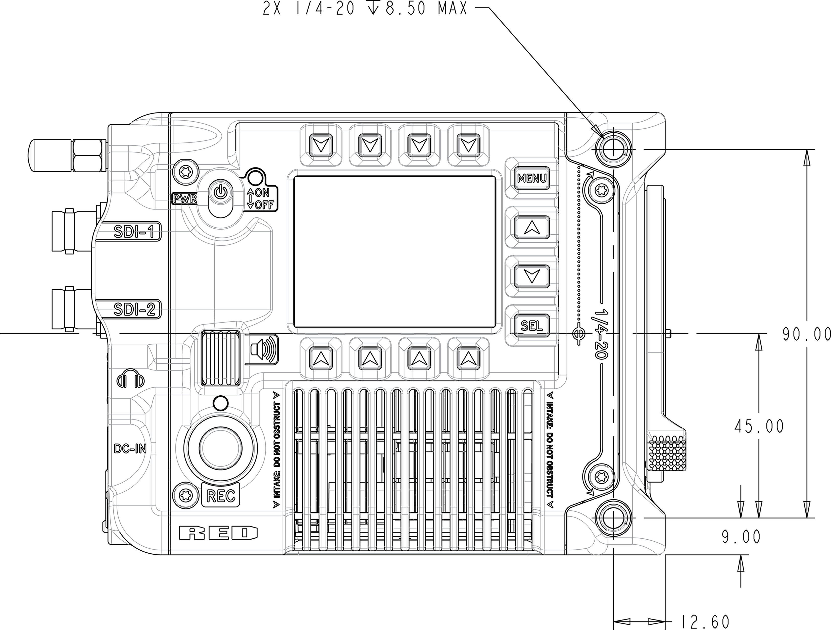 Camera Side View (Right)