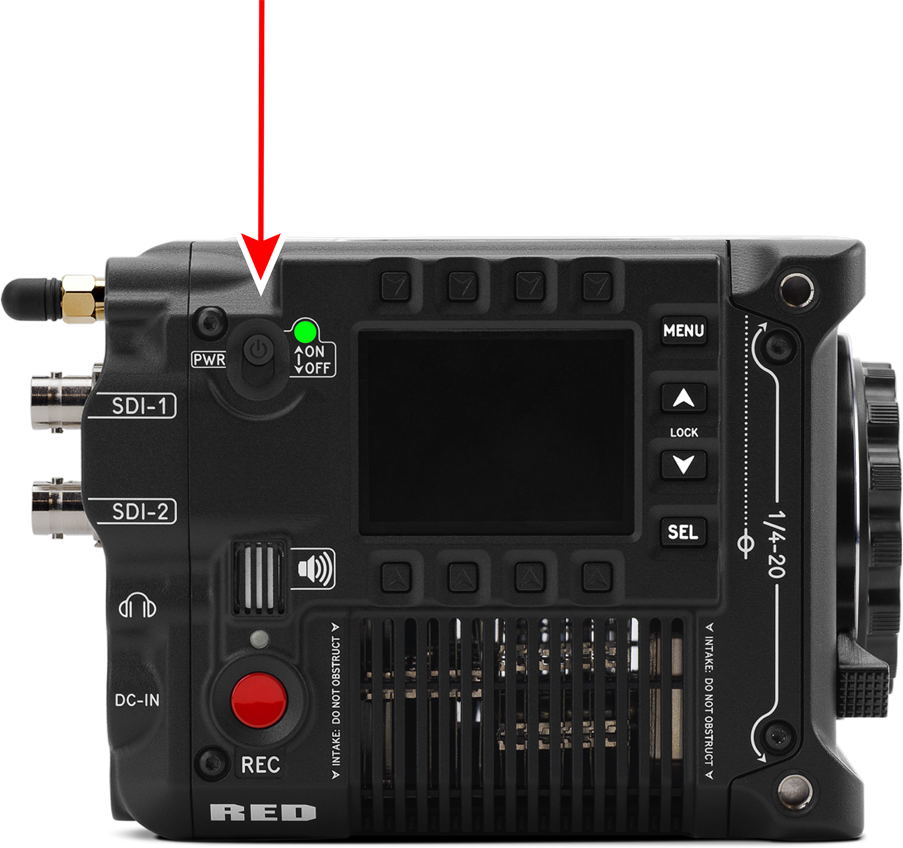 Turning On the Camera