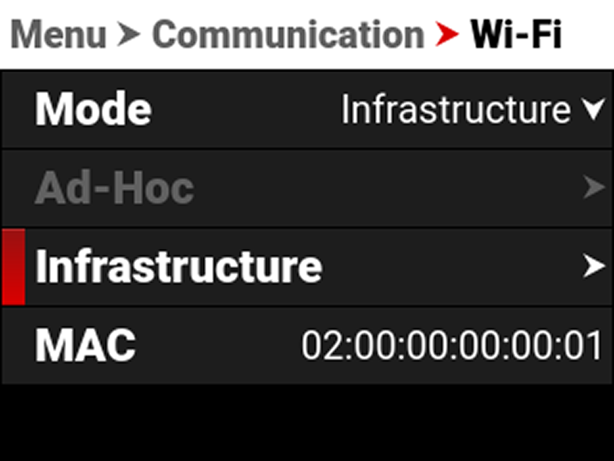 Network Menu How-To