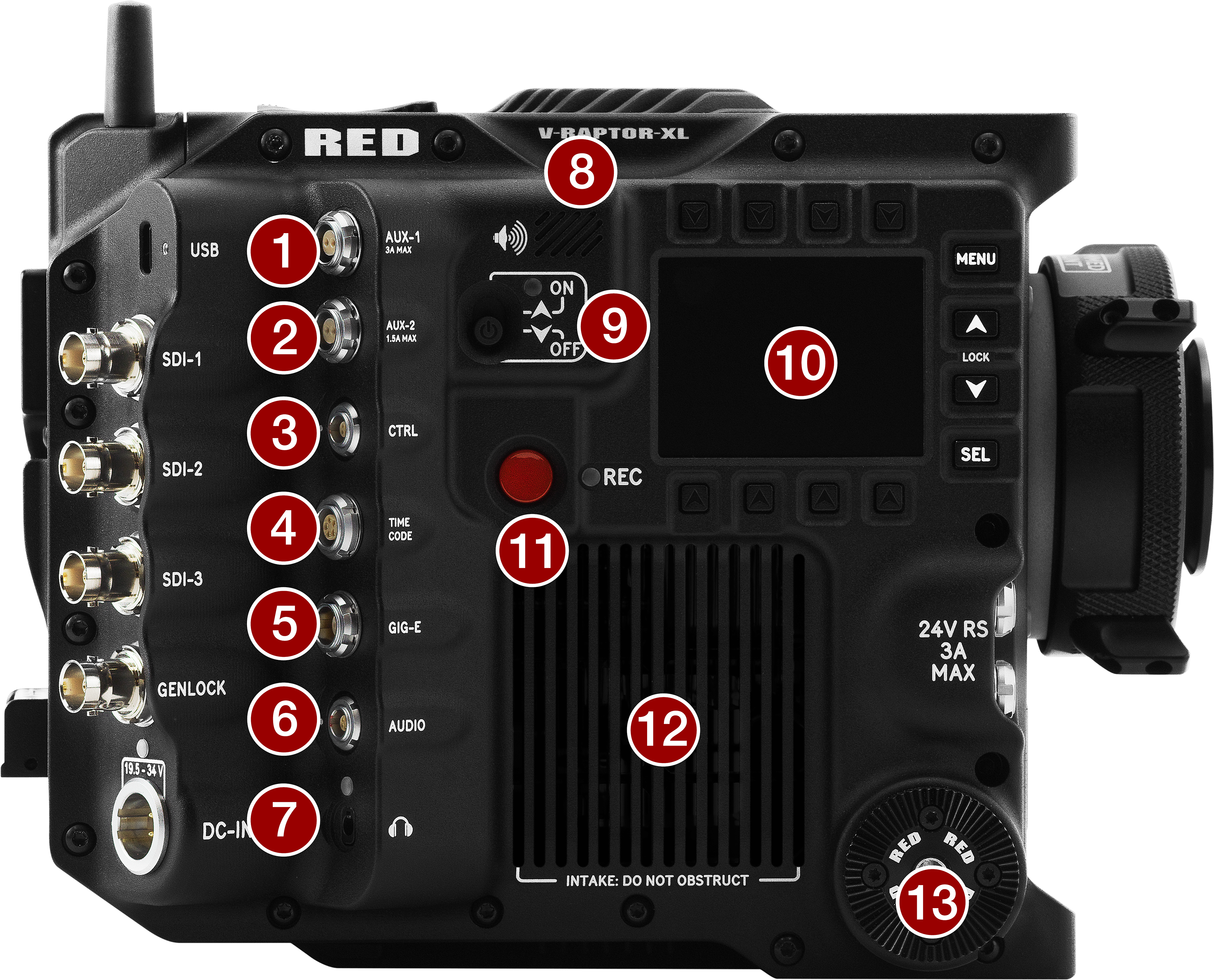 X80 Raptor Camera Camera Body