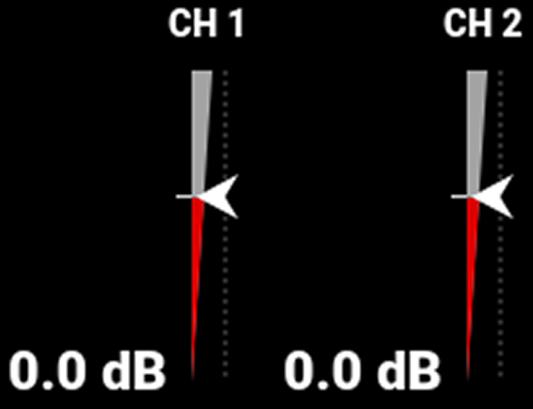 Audio Channels 1 / 2 Page