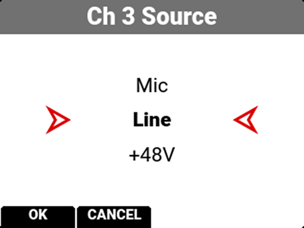 Audio Channels 3 / 4 Page