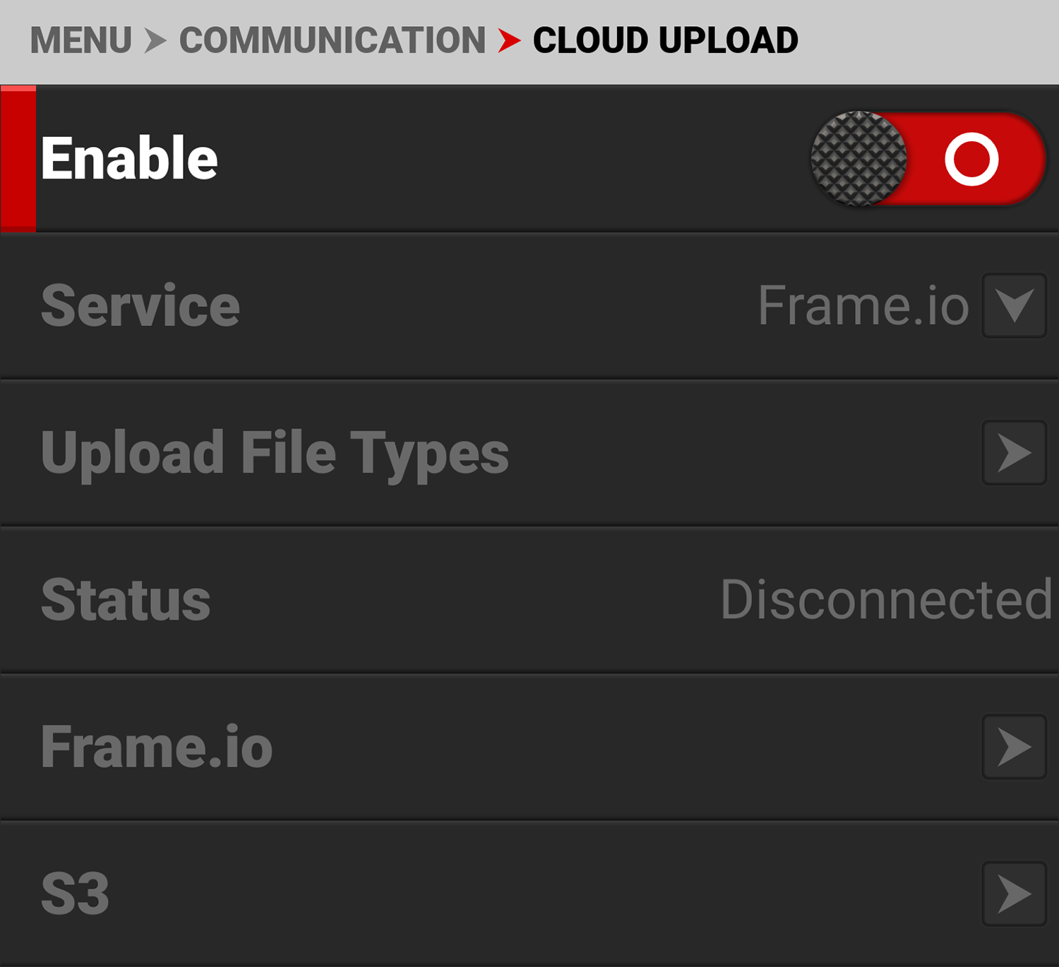 Cloud Upload