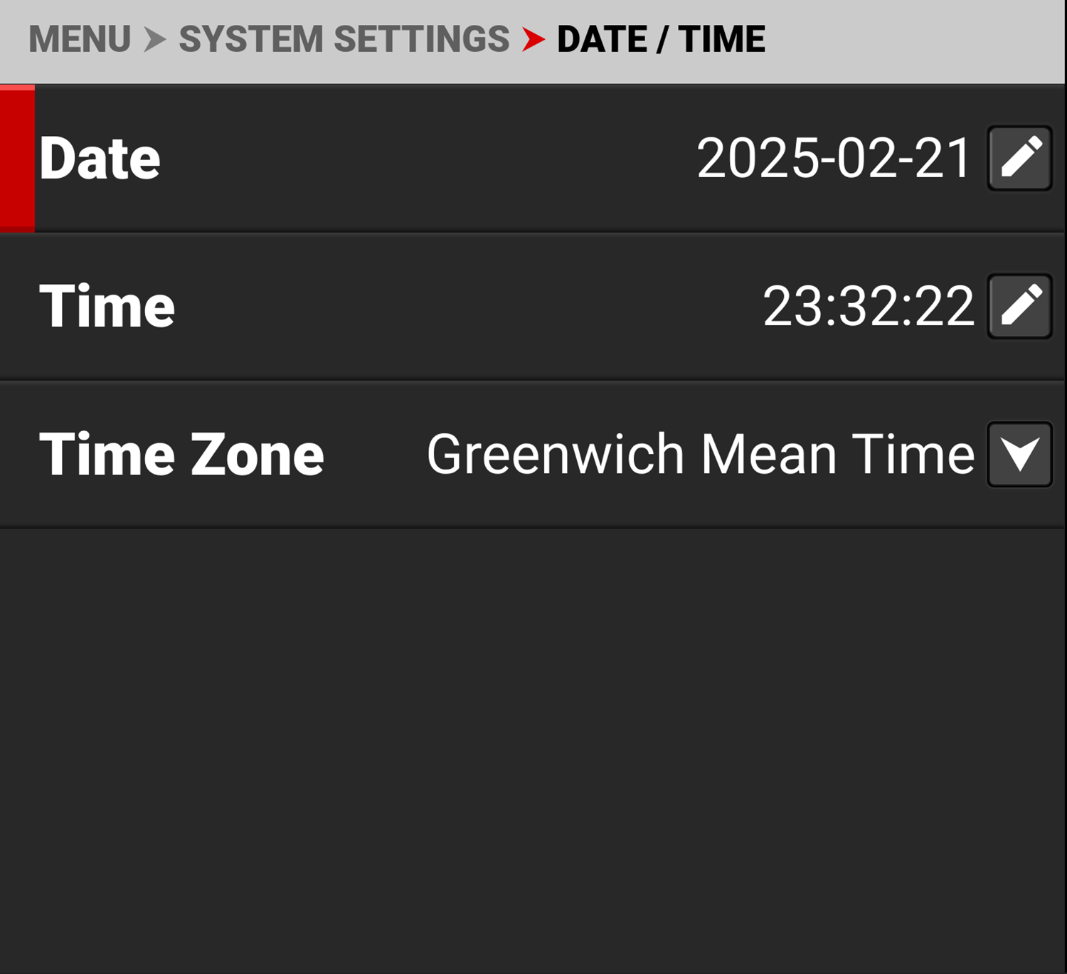 Date / Time