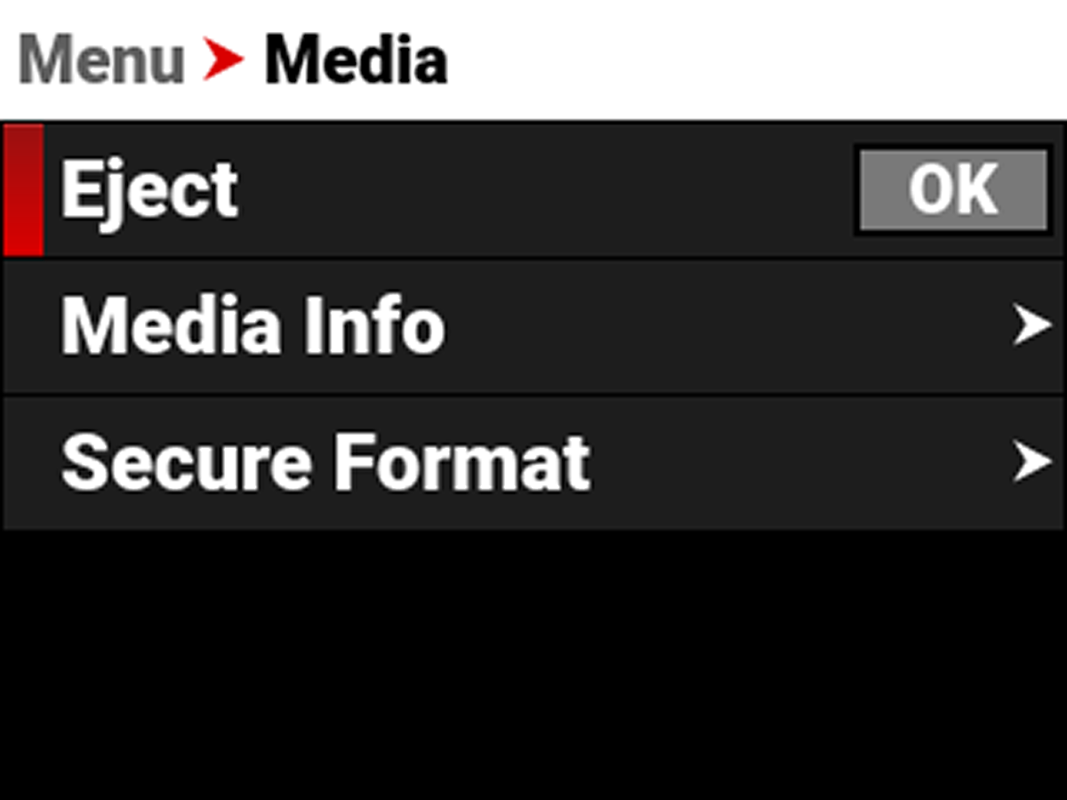 ISO Menu in Legacy Mode (left) and IPP2 Mode (right)