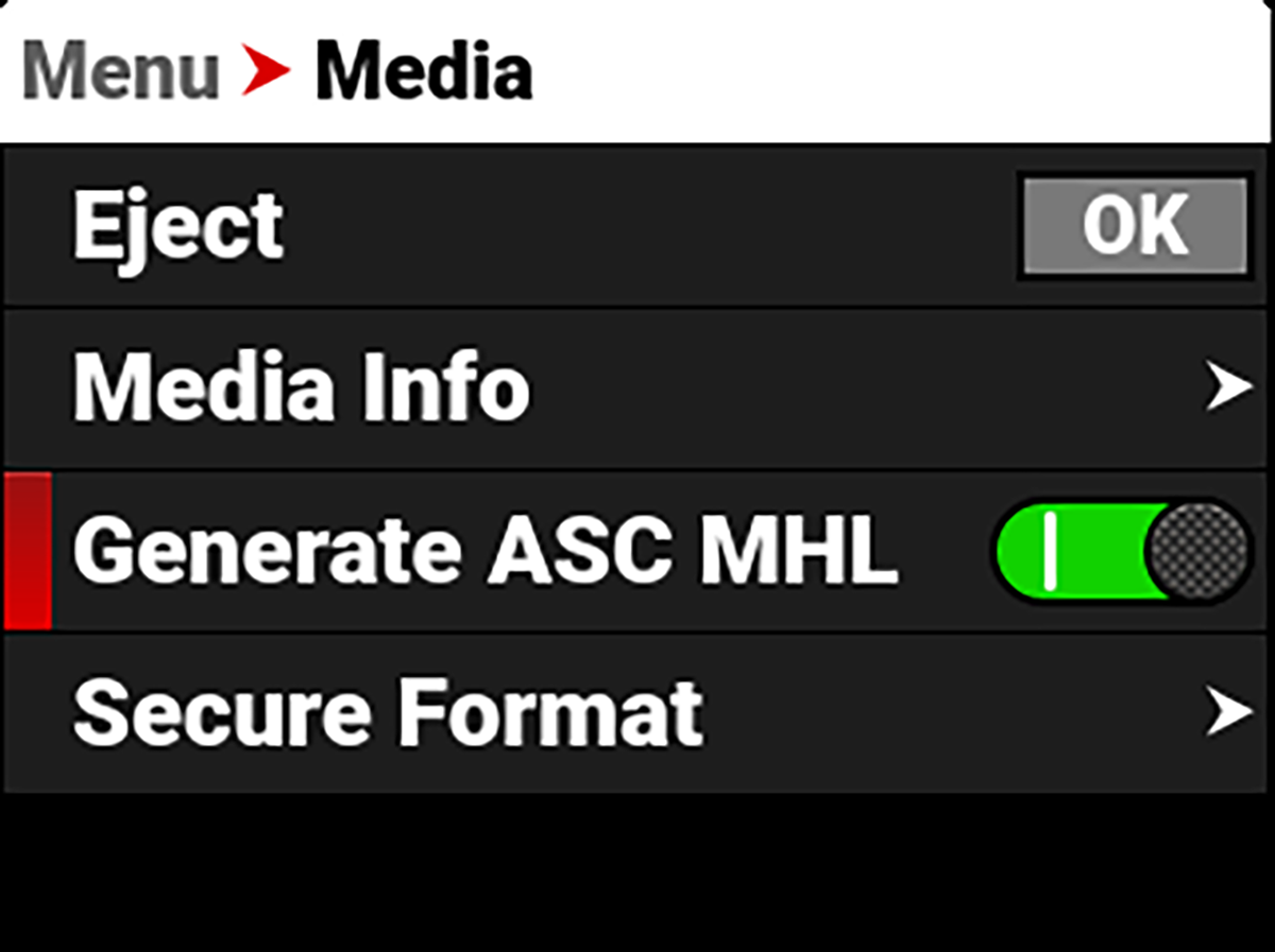 ISO Menu in Legacy Mode (left) and IPP2 Mode (right)